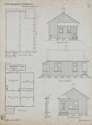 [Worker Cottage] Vance Redwood Lumber Co. Samoa California