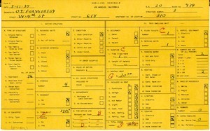 WPA household census for 618 W 4TH, Los Angeles