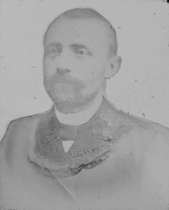 Missionary Jens Chr Lykkegaard, born 06.10.1867. Sent 1896 - 1921to the stations at Port Arthur