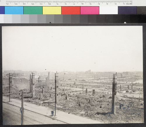 From P.O., S.E. [View from U.S. Post Office, South of Market area, looking southeast.]