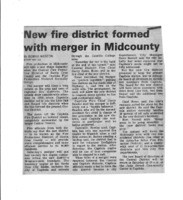 New fire district formed with merger in Midcounty