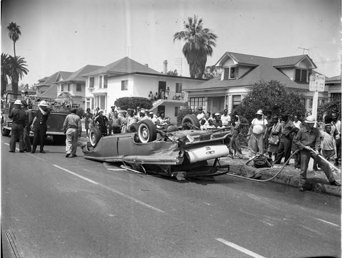 Car Accident, Los Angeles, ca. 1965