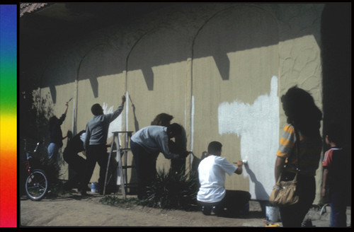 Preparing to Paint Mesa Barrio