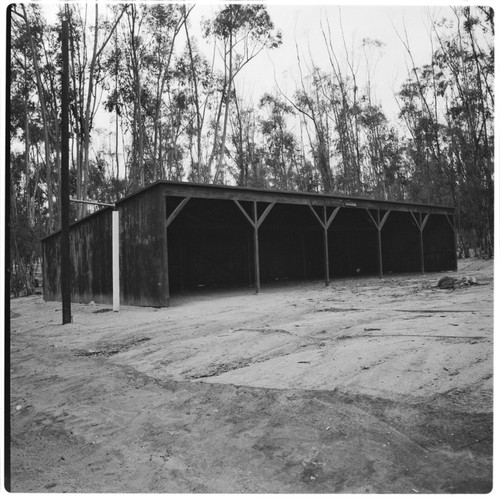 Camp Matthews, Rifle range, shed, storage