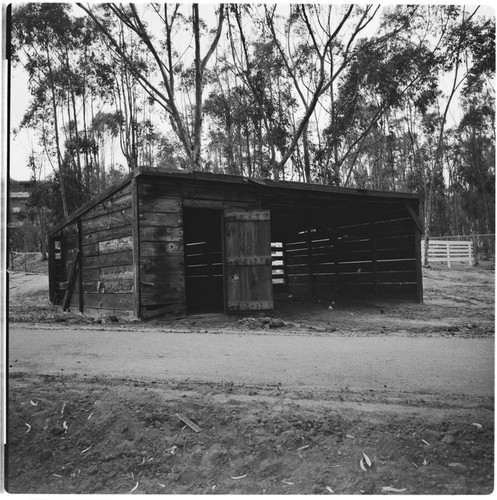 Camp Matthews, Rifle range, shed, storage