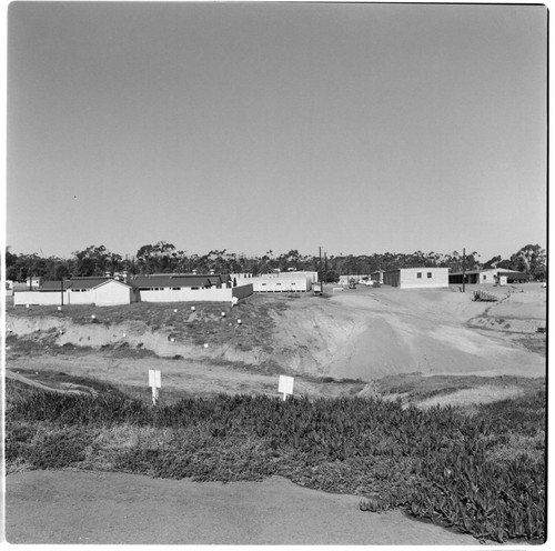 Camp Matthews, View of Barracks and Motor Transport, Building No.403-348