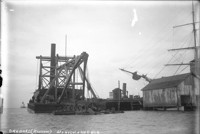Dredges (Risdon), Honolulu Harbor, Hawaii. [negative]