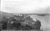 "Looking down the Willamette [negative]