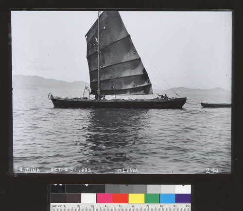 Junk, San Francisco Bay. [photographic print]