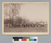 Gathering of amateur astronomers for solar eclipse, Cloverdale, California. [photographic print]