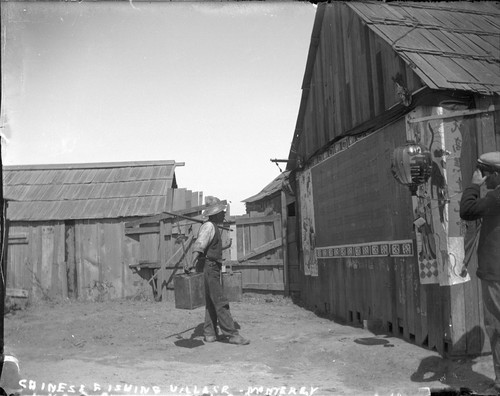 "Chinese fishing village, Monterey." [negative]