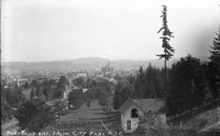 "Portland, Ore., from City Park," Mount Hood in distance. [negative]