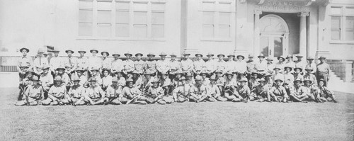 Orange Home Guard for World War I, Orange, California, 1917-1918