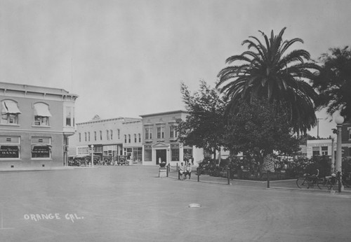 Plaza Square, Orange, California, ca. 1927