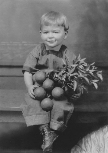 Robert Naill, age four, Orange, California, ca. 1925