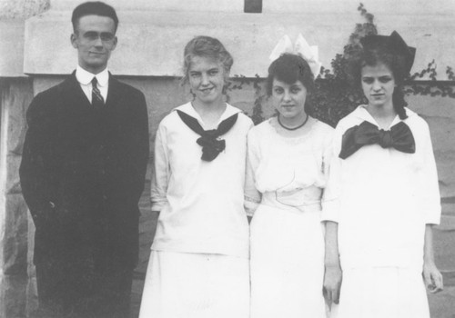 Orange Union High School Forensic Contest winners, Orange, California, 1916