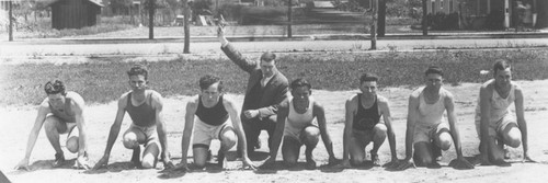 Orange Union High School Track Team, Orange, California, 1916