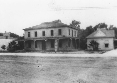 Plaza Hotel, Orange, California, 1895