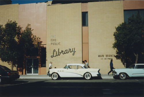 "That Thing You Do" feature film shooting on location on East Chapman Avenue, Orange, California, 1995