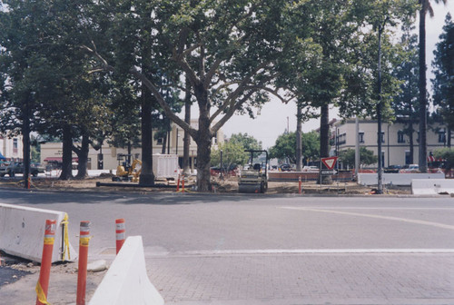 Plaza Square under construction, Orange, California, 2001