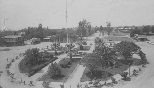 Plaza Park in Orange, California, ca. 1890