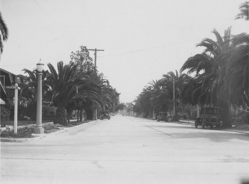 200 block of North Orange Street, Orange, California, ca. 1925