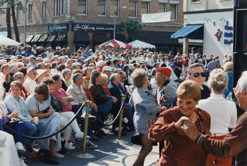 Gogh Van Orange Art and Music Festival, Swing Dance Contest at the Plaza, Orange, California, 1995