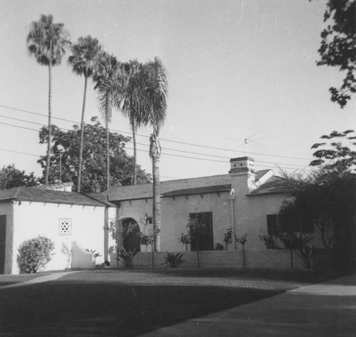 Robert and Shirley Perkins residence on East Chapman, Orange, California, late 1950s