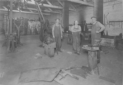Underwoods Blacksmith Shop, Orange, California, 1926