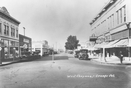 West Chapman Avenue, Orange, California, ca. 1925