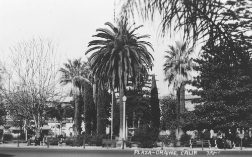 Plaza Park, Orange, California, ca. 1940