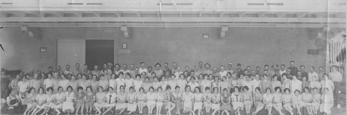 Santiago Orange Growers Association packing house workers, Orange, California, ca. 1930