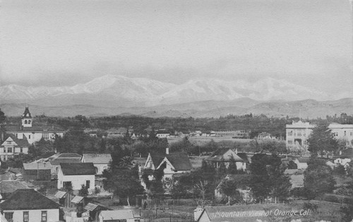 "Mountain View at Orange, Cal.", 1907