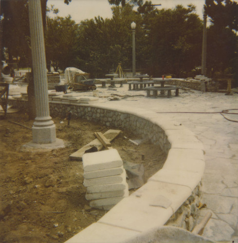 Pitcher Park construction, Orange, California, ca. 1990-1991