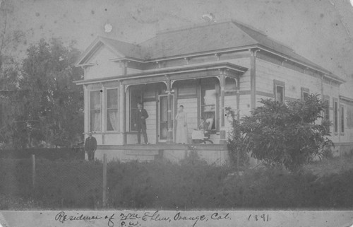 Ehlen residence, Orange, California, 1891