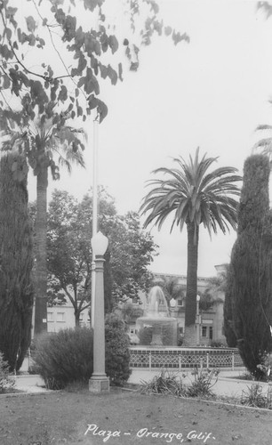 Plaza Park, Orange, California, 1940-1950