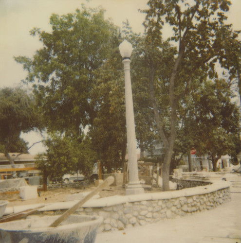 Pitcher Park construction, Orange, California, ca. 1990