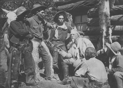 Western feature file being shot in Santiago Canyon, California, 1914