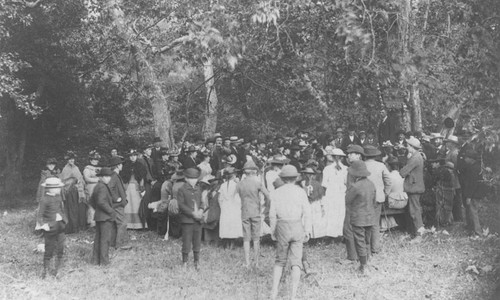 Orange County Park gathering, Orange, California, 1892