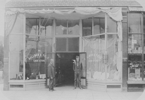 Hallman & Field General Store on East Chapman Avenue, Orange, California, ca. 1905