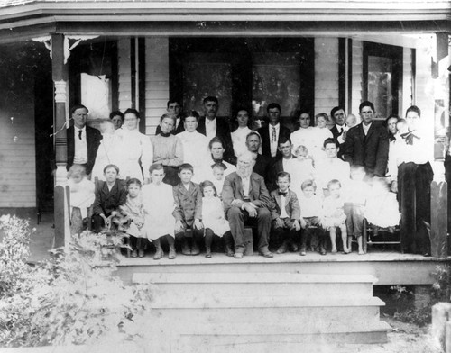 The Gulledge Family residence on South Cypress Street, Orange, California, ca. 1915