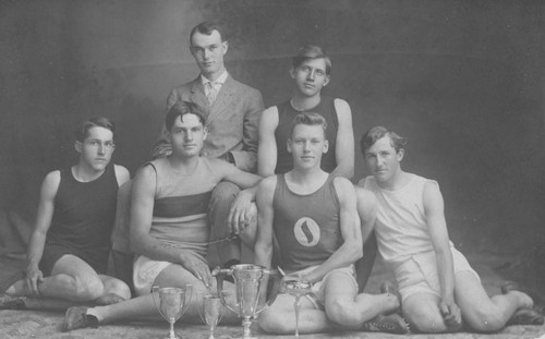 Orange Union High School Track Team, Orange, California, 1911