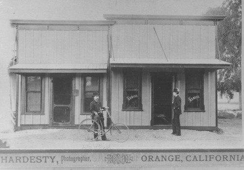 Dr. W.B. Woods office, West Chapman Avenue, Orange, California, ca. 1895