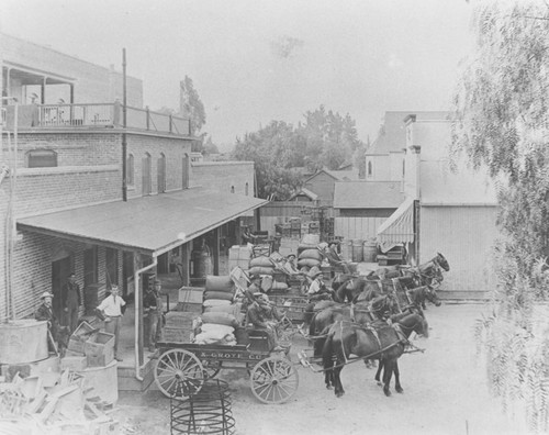 Ehlen & Grote Block, Orange, California, ca. 1909