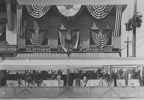 1910 Street Fair Booths, Orange, California