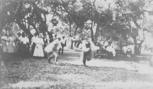 Orange County Park picnic games, California, September 6, 1909