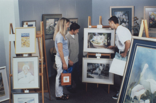 Judy Schroeder's Art Gallery in Plaza Square, Orange, California, ca. 1998