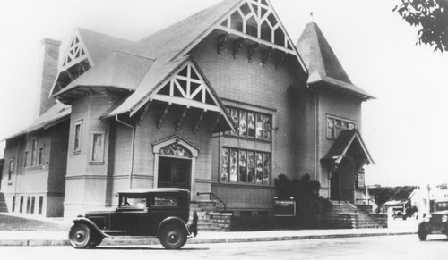 First Christian Church, East Chapman Avenue, Orange, California, 1928