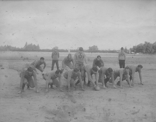 Orange Union High School football team, Orange, California, ca. 1912