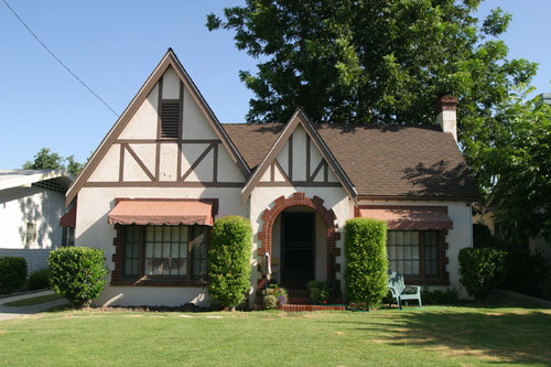 Tudor style home, East Palmyra Avenue, Orange, California, 2003